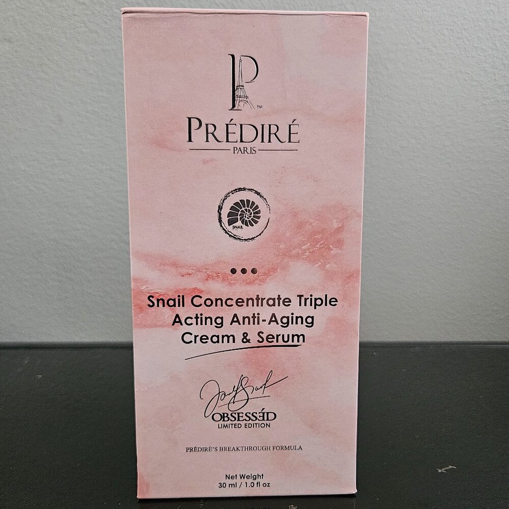 PREDIRE SNAIL CONCENTRATE TRIPLE ACTING ANTI-AGING CREAM & SERUM-1 fl oz / 30 ml